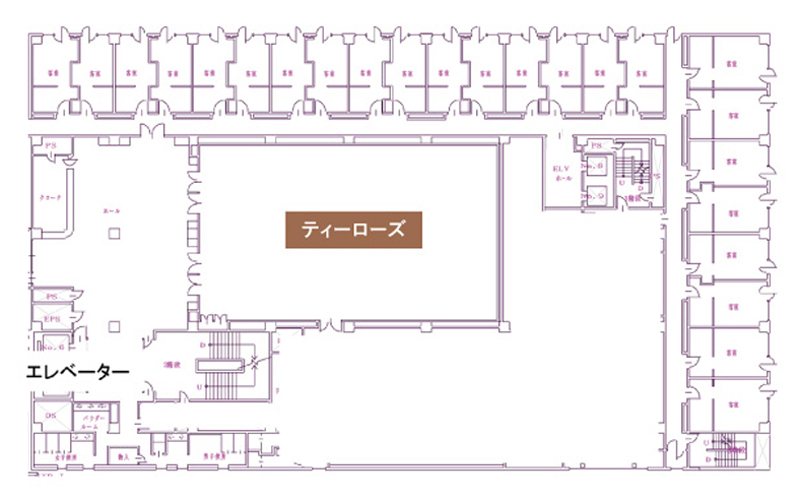 5階のフロア図