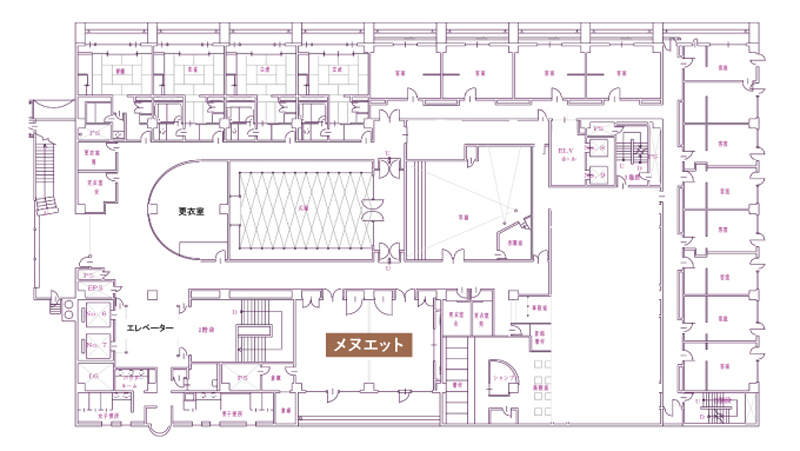 7階のフロア図