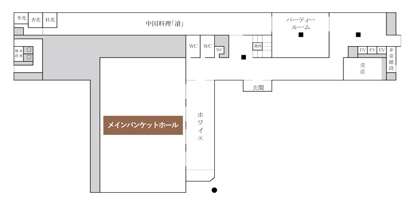 1階のフロア図