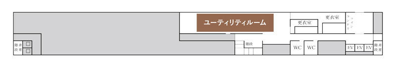 B1階のフロア図