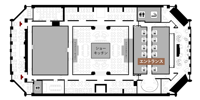 39階のフロア図